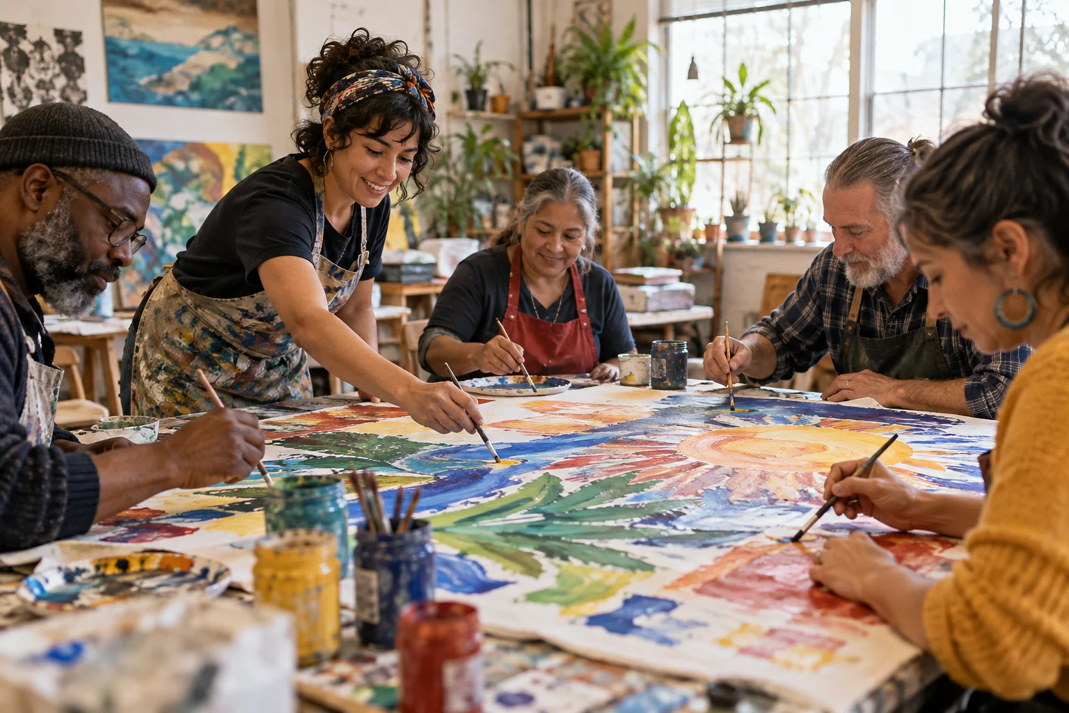 Arts & culture community work supported by nonprofit funders.